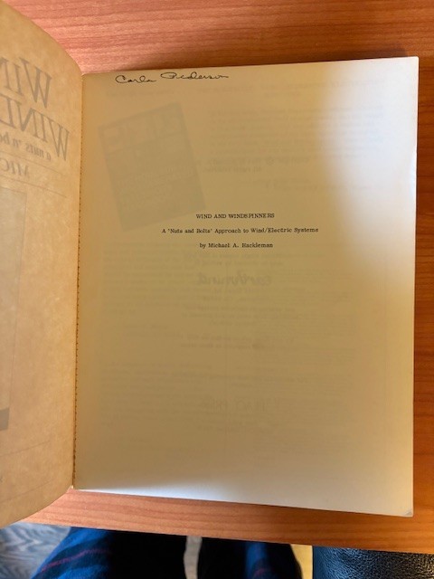 LOT of 2 WIND FARM Michael Hackleman classics *Homebuilt* *Windspinners* 1st/VG