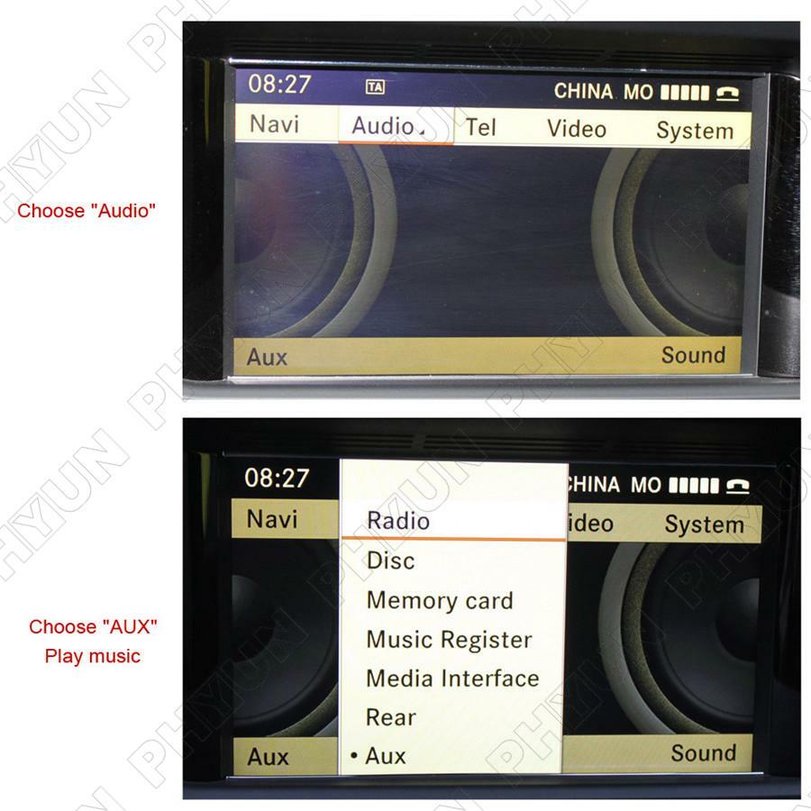 Car Bluetooth Wireless Module MMI Socket For Mercedes-Benz GLK E S ML GL Series