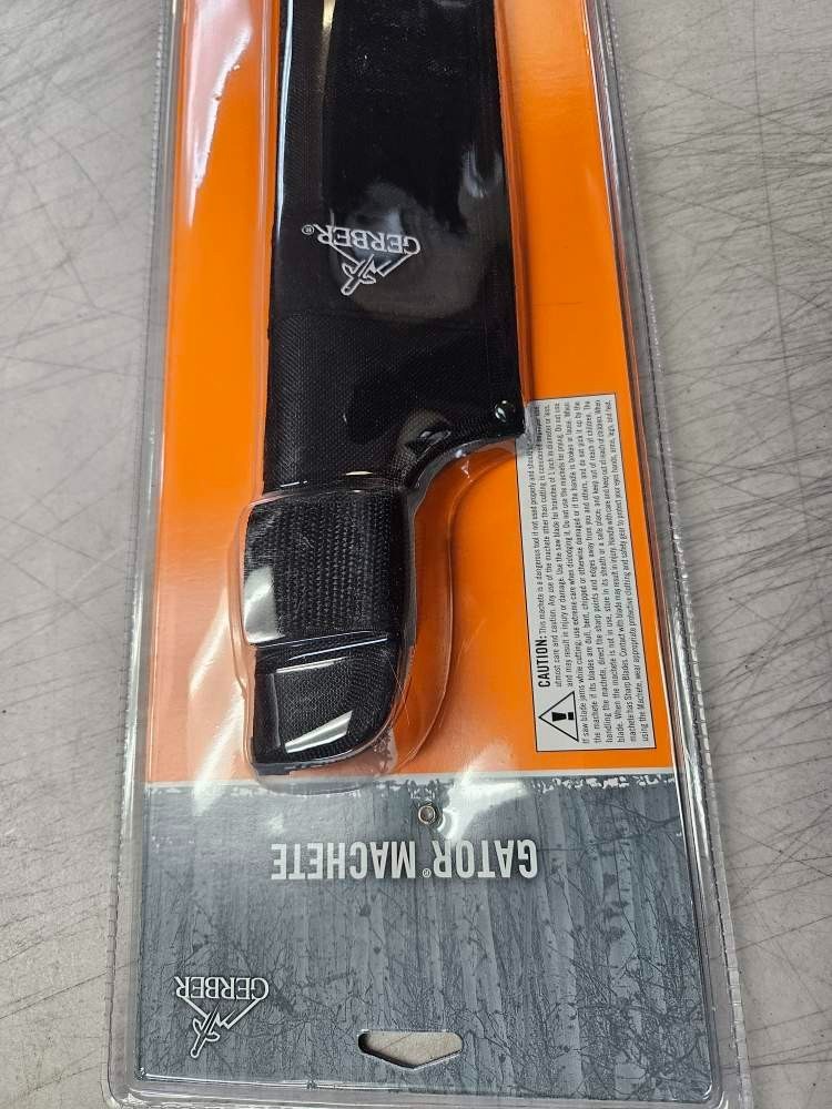 Gerber Gator Machete 22-41576 With Sheath For Outdoor And Garden Use