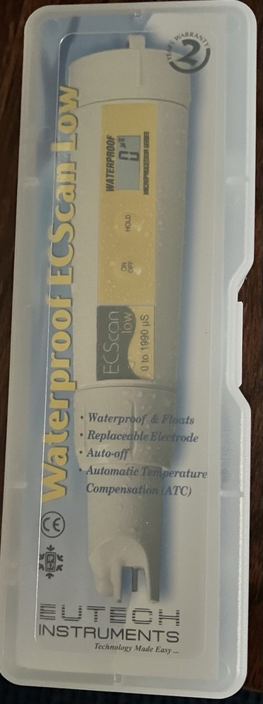Eutech Instruments - ECScan Low, TDS meter, Conductivity Meter