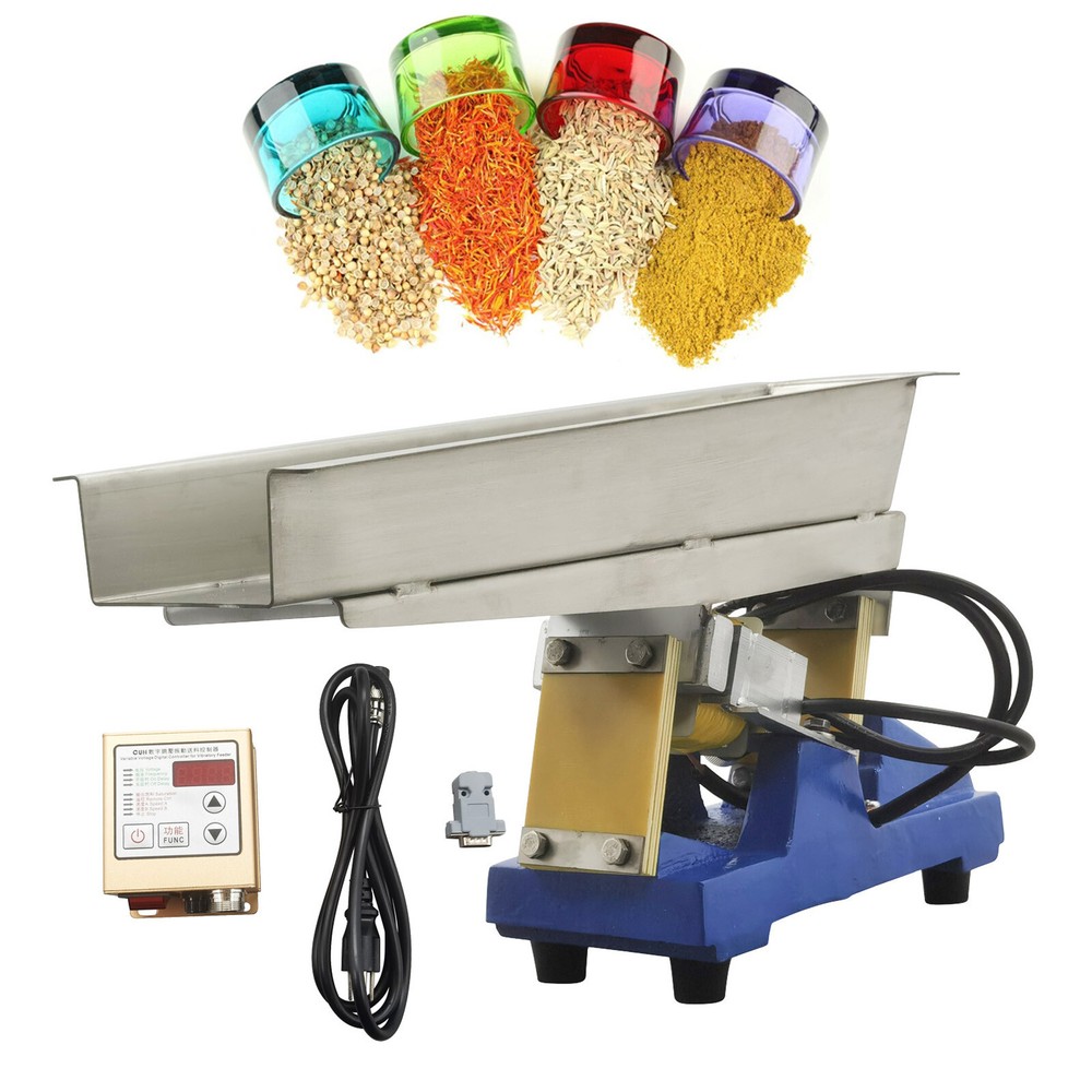 Electromagnetic Vibrating Feeder Shaking Feeding Machine Small Feeder 110V