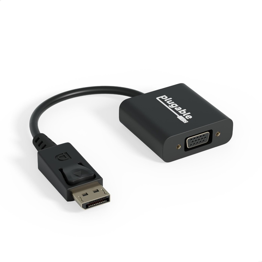 Plugable DisplayPort to VGA Active Adapter VGA, Black