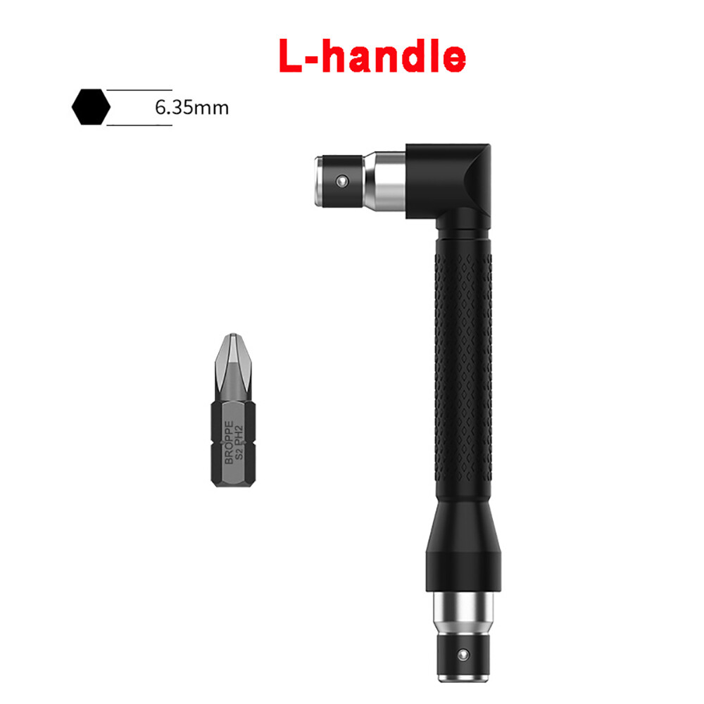 1/4" Screwdriver Bits Kit Angle L-Shape Socket Wrench / Ratchet Screwdriver Set