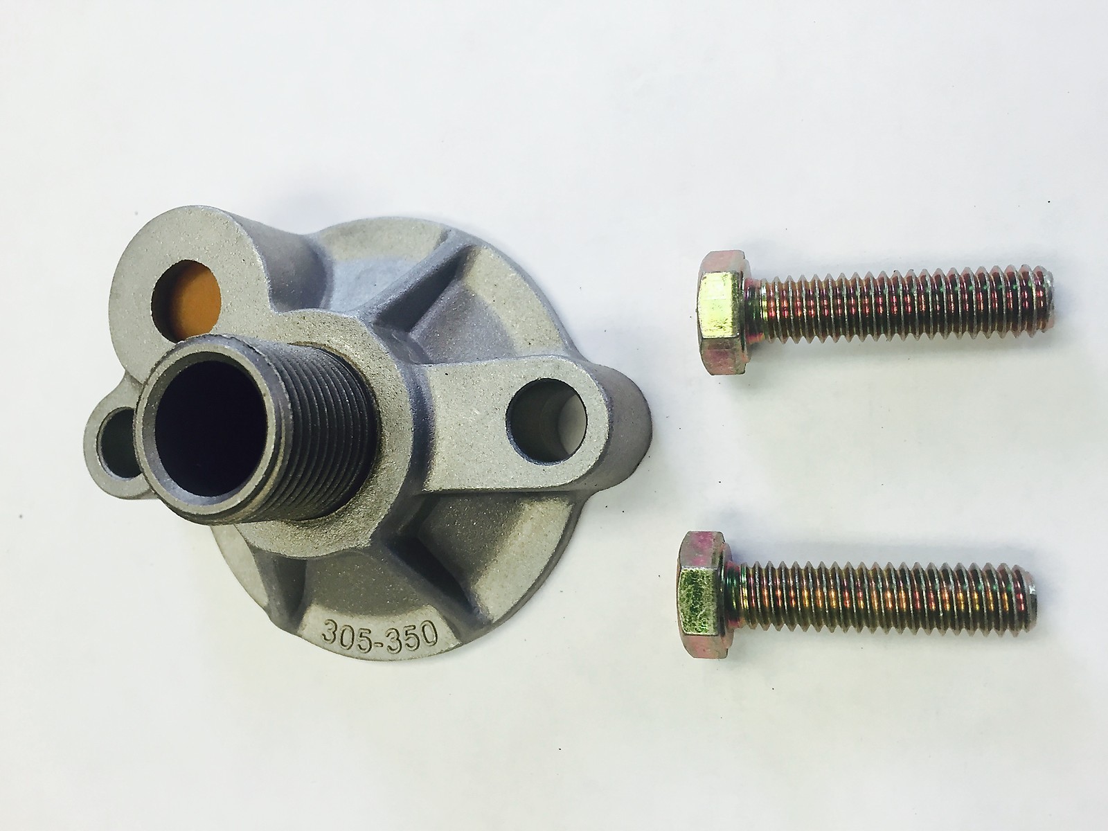 BBC Chevy Oil Filter Adapter BBC Chevrolet 396 402 427 454 With AC Delco Filter