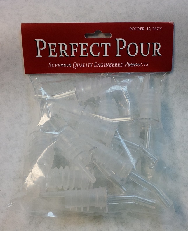 1 DOZEN Whiskeygate Liquor Bottle Pourers Non Measured Bar Supplies Pour Spouts