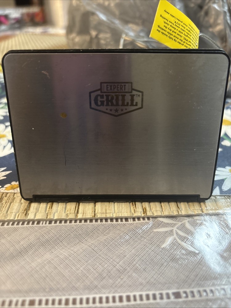 Expert Grill Digital Meat Thermometer with Timer Black/silver