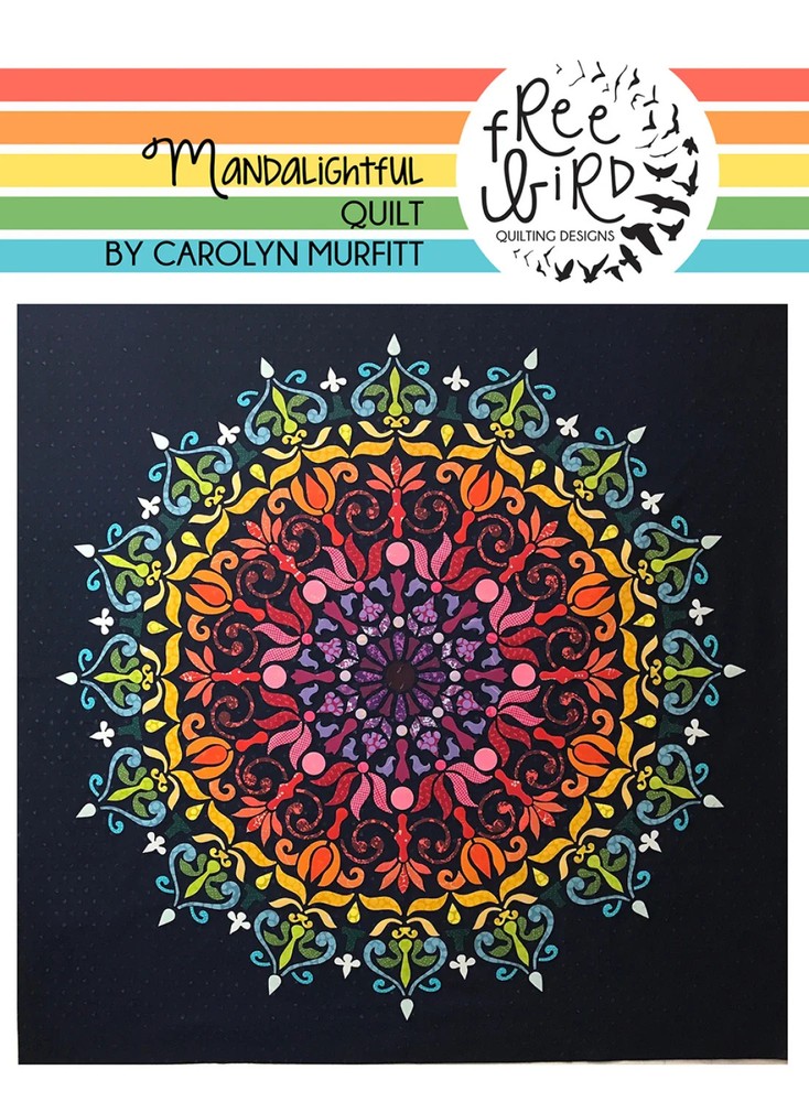 Mandalightful Quilt Pattern by Carolyn Murfitt