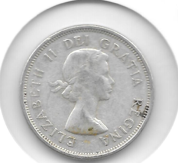 1962 CANADIAN 25 CENT QUARTER NICE (SILVER)