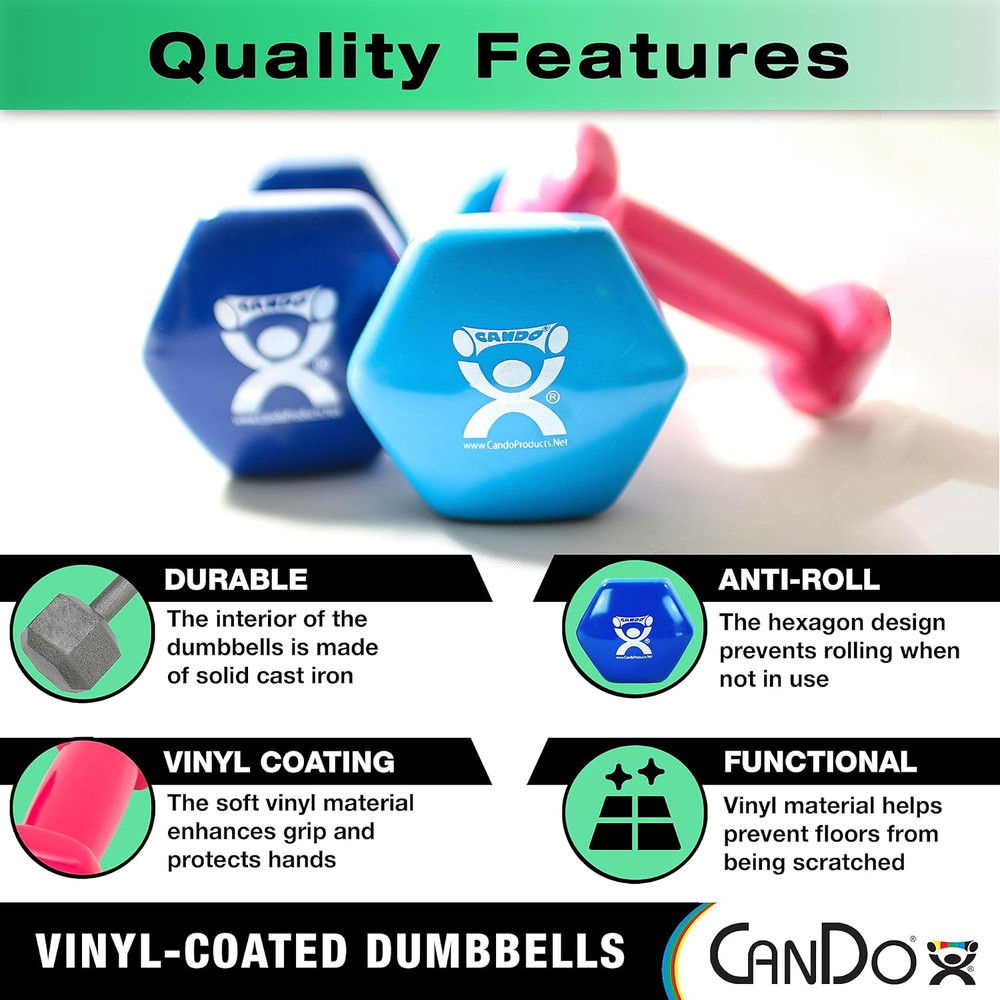 Vinyl Coated Dumbbells