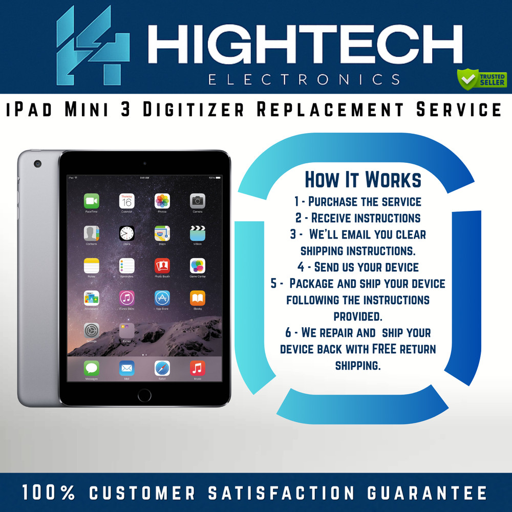 iPad Mini 3 Digitizer Replacement Service Repair