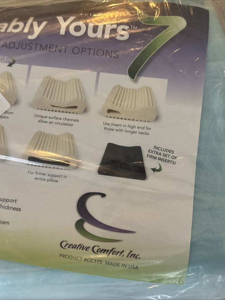 Creative Comfort Adjustably Yours Memory Foam Pillow Medium Density