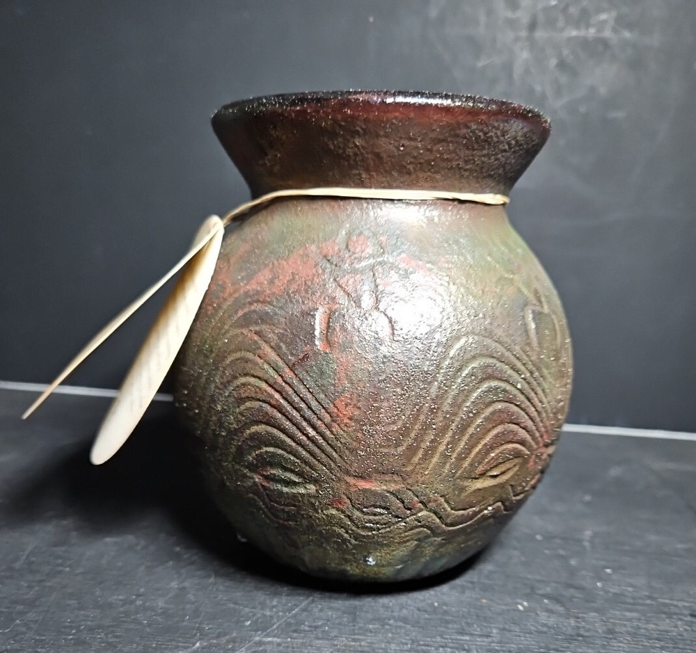 Robert Parrish Raku Vase