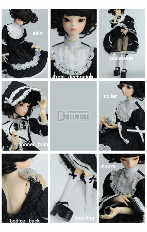 [clothes pattern book] MSD Size Pattern - DD01 Dollmore Creafts Making the Chavr