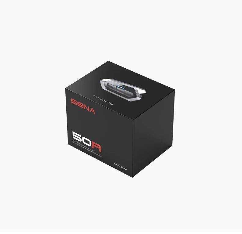 Sena 50R HD Motorcycle Bluetooth Communication System Mesh Intercom Full Set