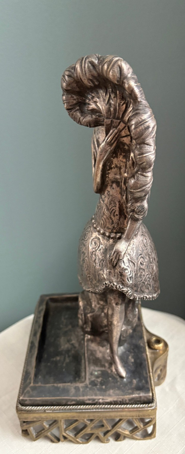 Antique Bronze Dancer Sculpture F. Barbedienne Foundry Fondeur - Henri Le Roux