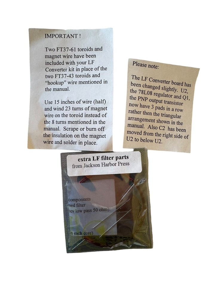 Jackson Harbor Press LF Converter Kit SA602 Based