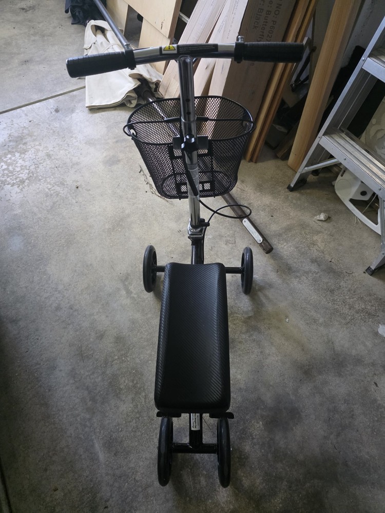 Drive Steerable Foldable Knee Walker - Black