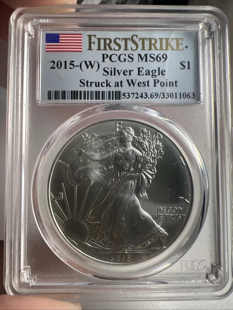 2015 Bullion Silver Eagles PCGS MS-69 Silver Eagle First Strike