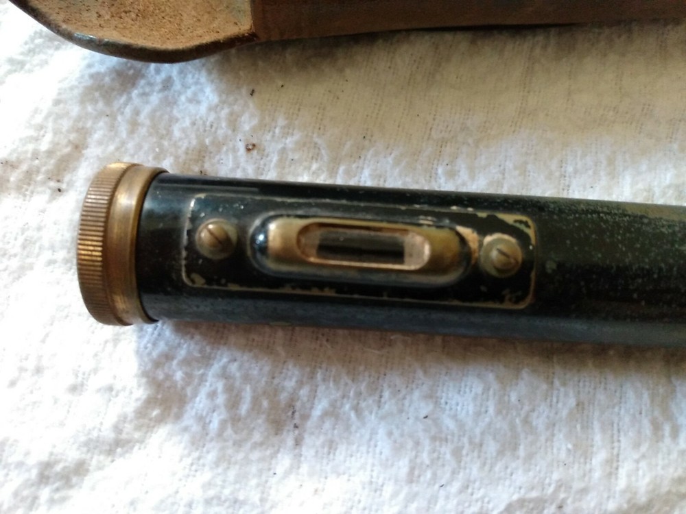 Vintage Keuffel & Esser K&E Transit Scope Sight Hand Level prism broke