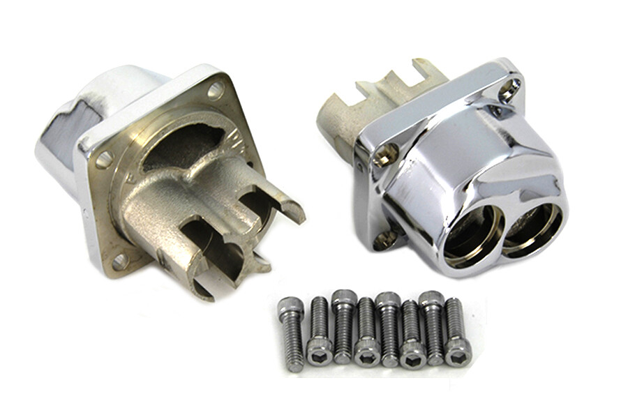 Chrome Tappet Block Set fits Harley Davidson