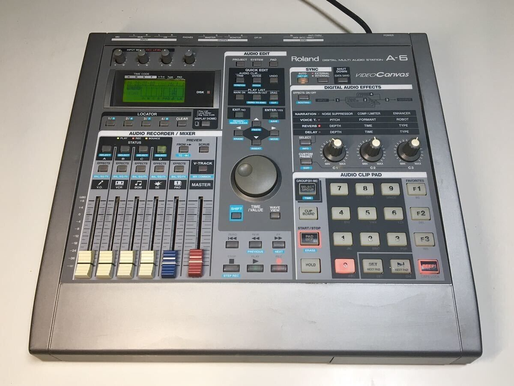 Roland A-6 Video Canvas Multitrack Recorder Stereo Audio