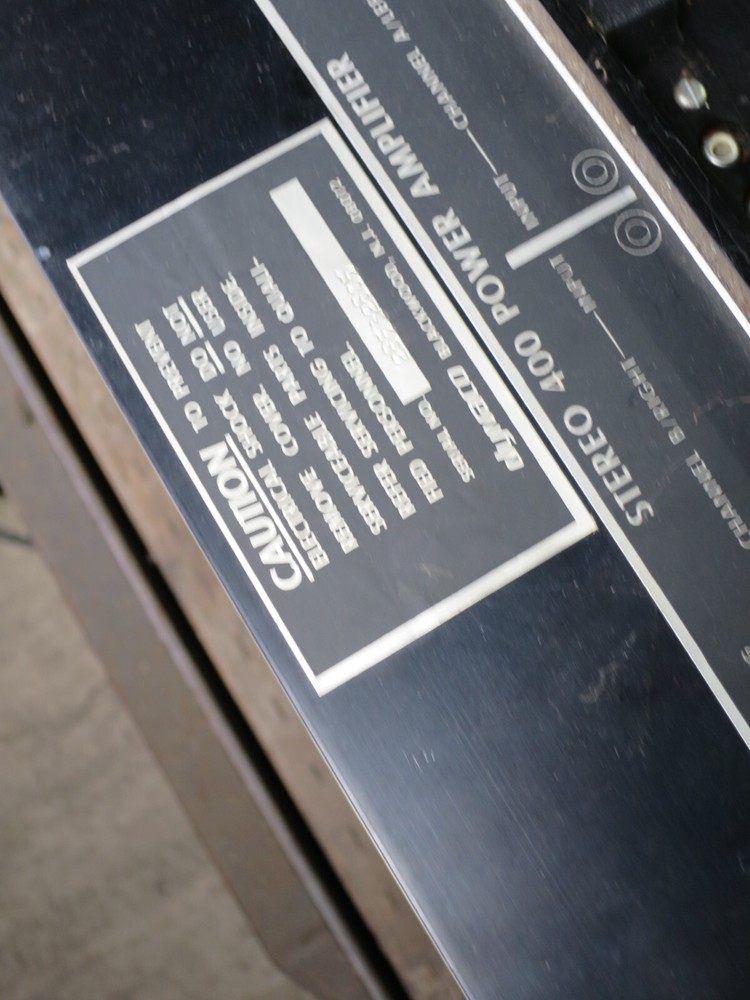 Dynaco Stereo 400 Power Amplifier With Meters