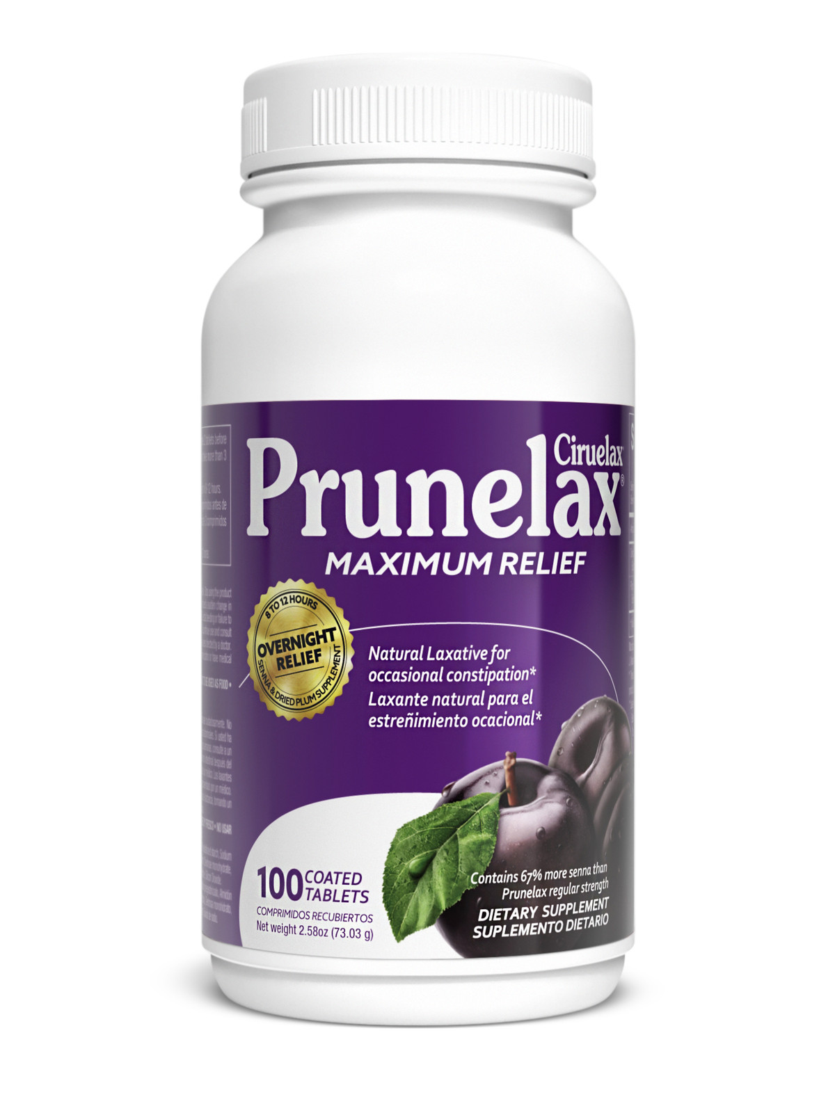 Prunelax Ciruelax Laxative Maximum Relief Tablets for Constipation