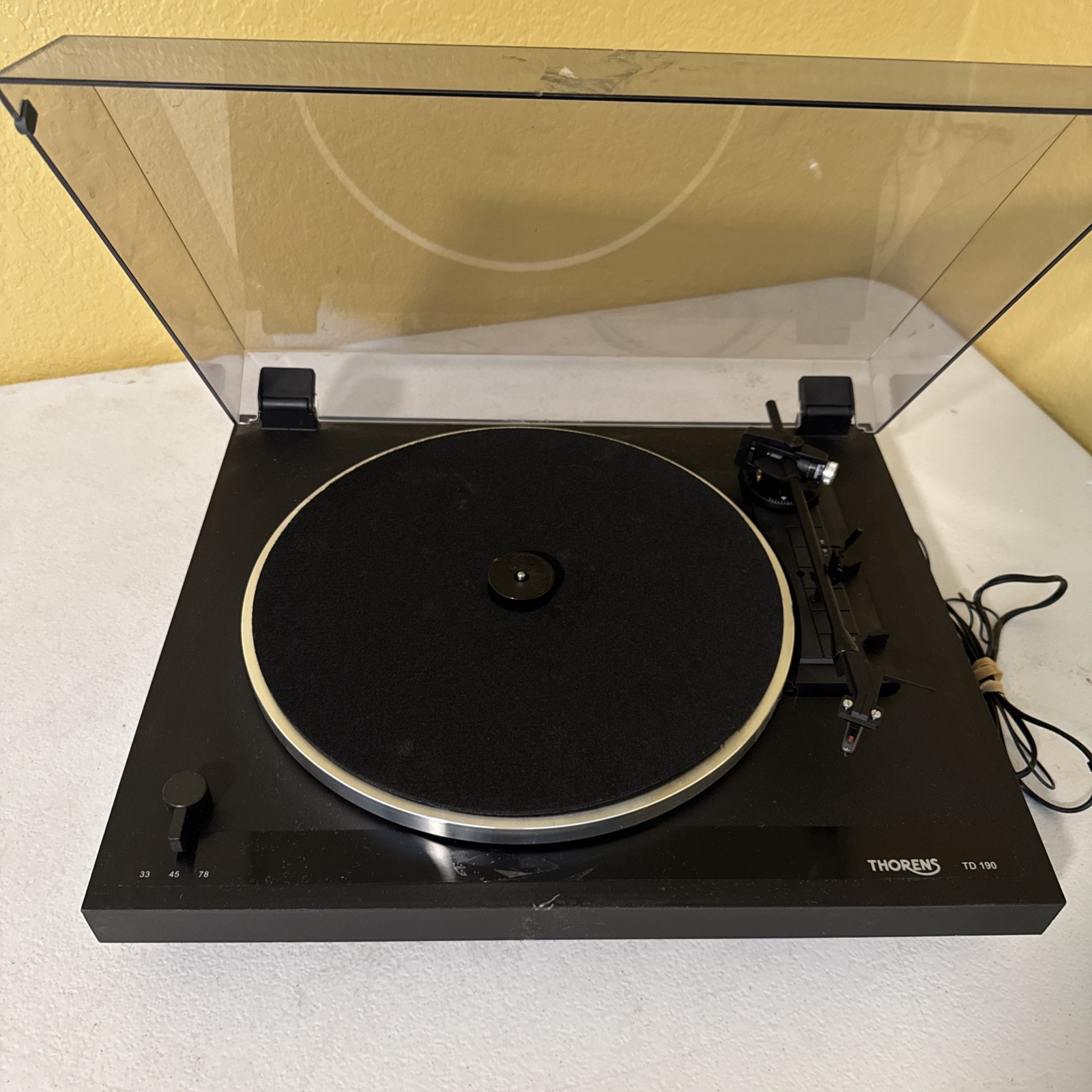 Thorens TD 190 Turntable TD-190-1 USA Vintage Record Player Made In Germany