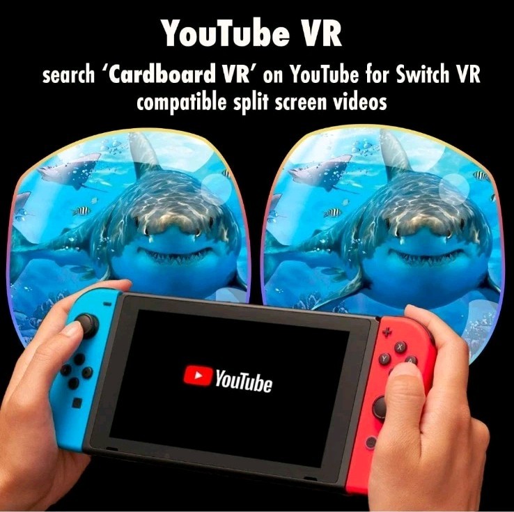🎮 ⭐ Orzly VR Headset for Nintendo Switch & OLED – Adjustable Lens Black