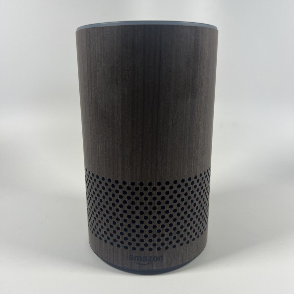 Amazon Echo (2nd Generation) Smart Assistant - Walnut Finish TESTED