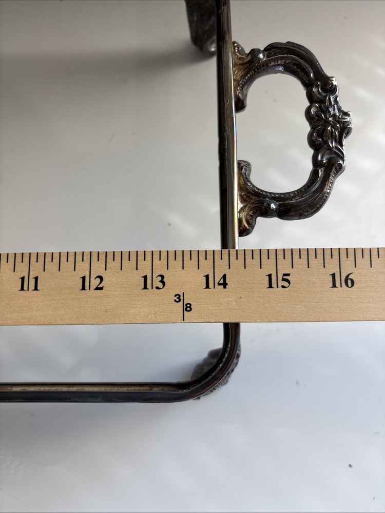 Vintage International Silver Company Pan Tray Footed Holder