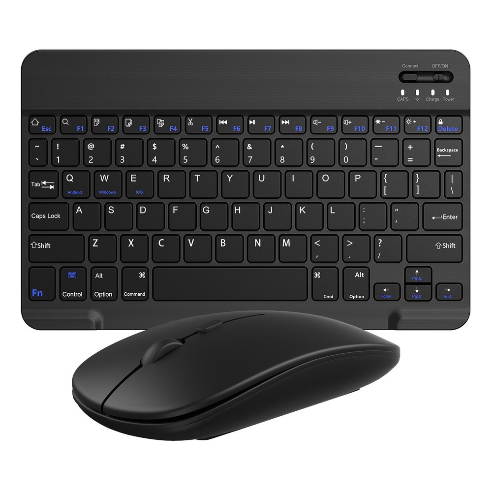 Wireless Bluetooth Keyboard and Mouse Set Rechargeable for iPad Laptop Mac PC