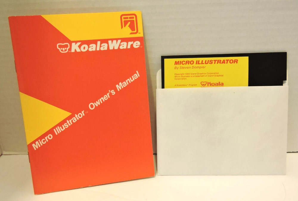 "Micro Illustrator" by KoalaWare software for Koala Pad & Atari
