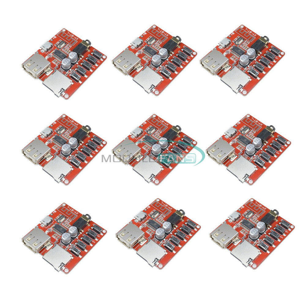 1~10 3.7-5V Bluetooth Audio Decoder MP3 Player Board Micro USB W/ TF SD Slot LOT