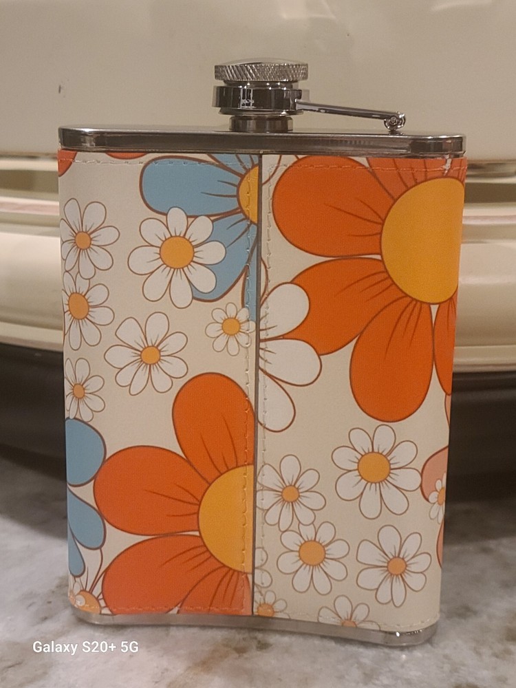 Drink Drank Drunk 8 oz flask custom made NEW