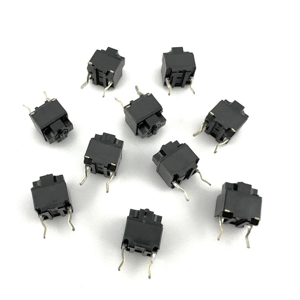 Panasonic EVQP0E07K Square Tactile Switch, 2-Pin for Mouse/Electronics