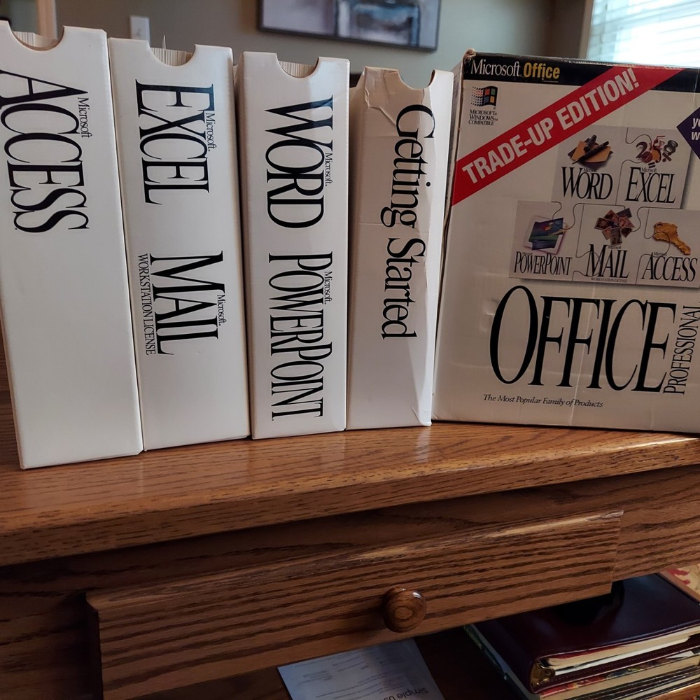 Microsoft Office For MS-DOS Users Guide Bundle Without Software