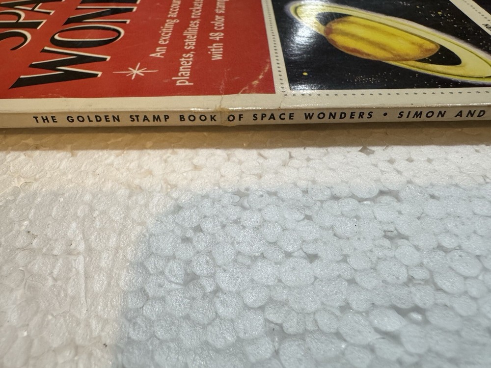 Vintage 1958 Space Wonders Sticker Book