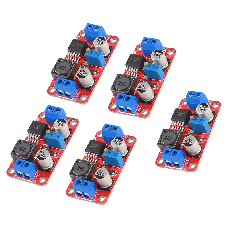5PC XL6019 Boost Converter 5A DC Voltage Step Up Module Over-Current Protection
