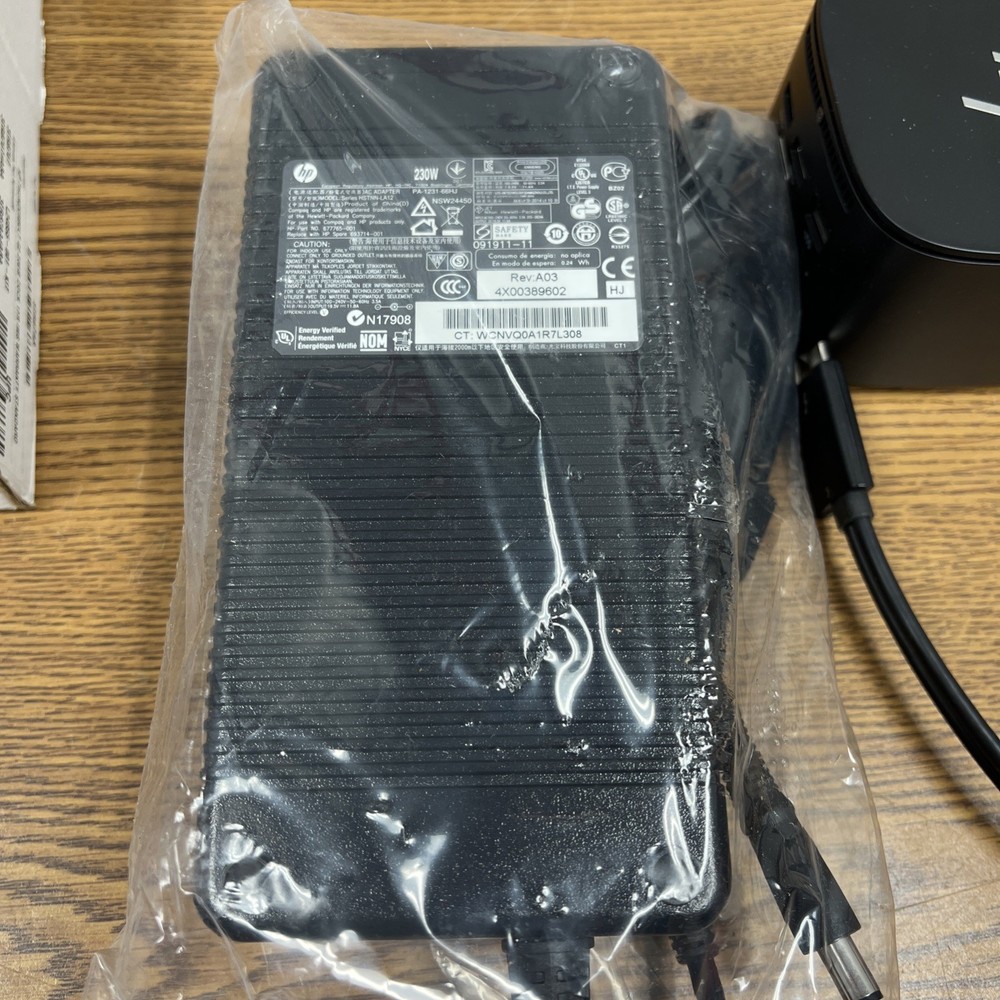 HP Thunderbolt G2 Docking Station with Combo Cable