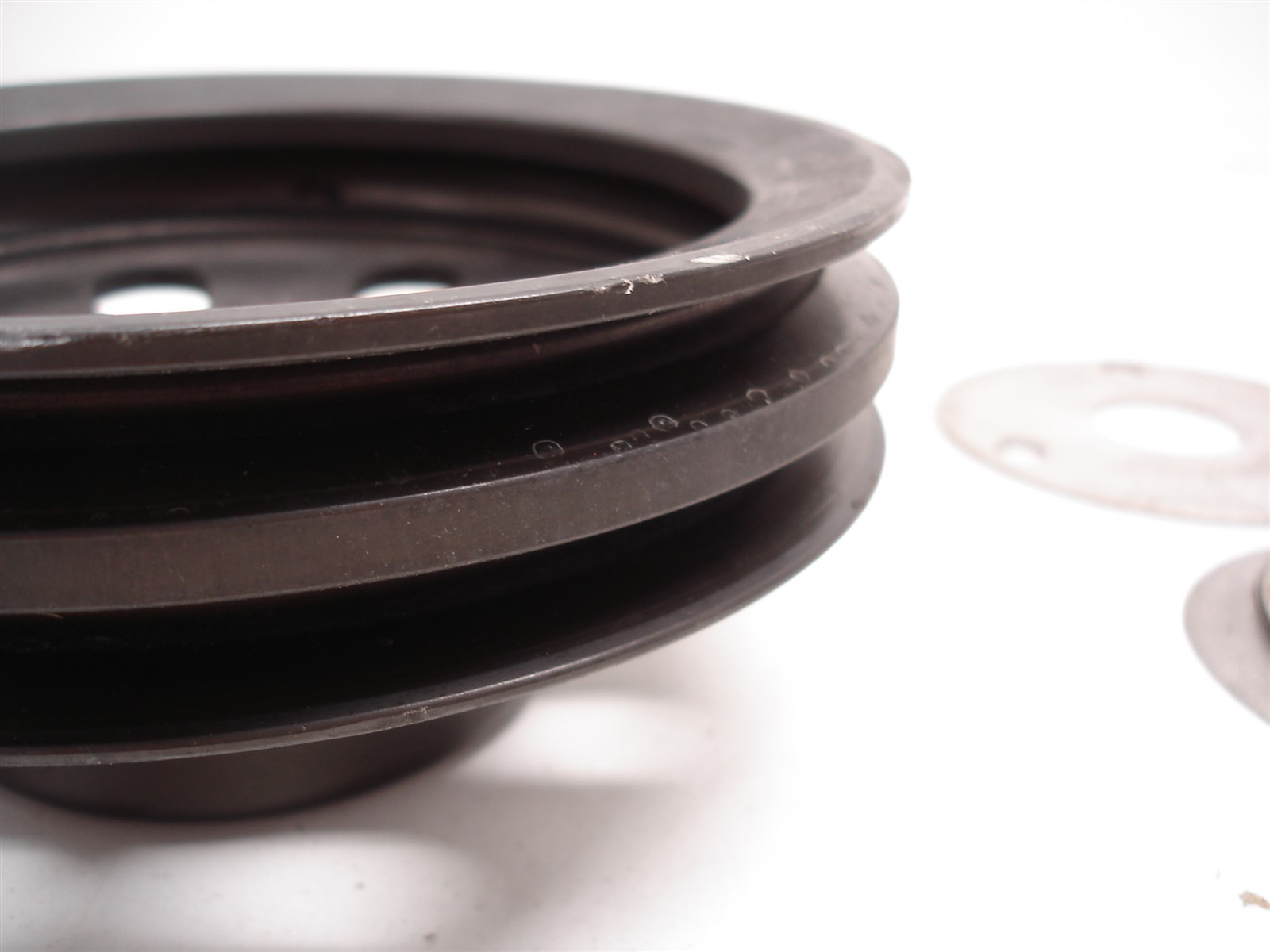 NASCAR CV PRODUCTS BILLET ALUMINUM DUAL V-BELT WATER PUMP PULLEY SET W/ SHEAVES