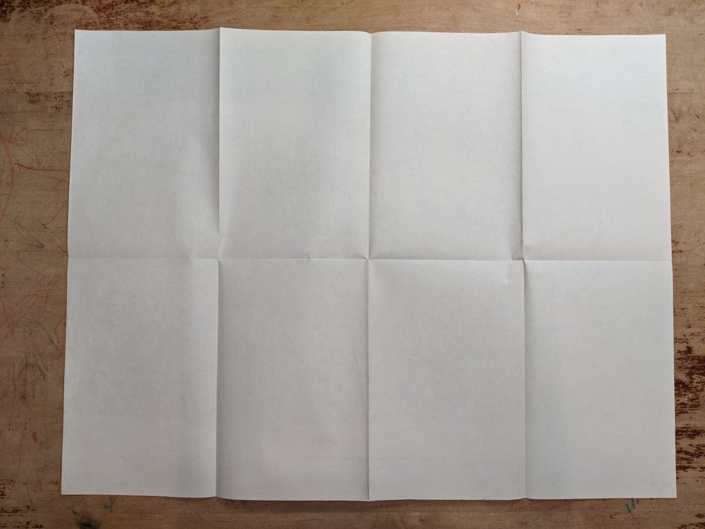 VTG USAF Aviation Sectional Topographical Navigation Chart Map Bitterroot Range