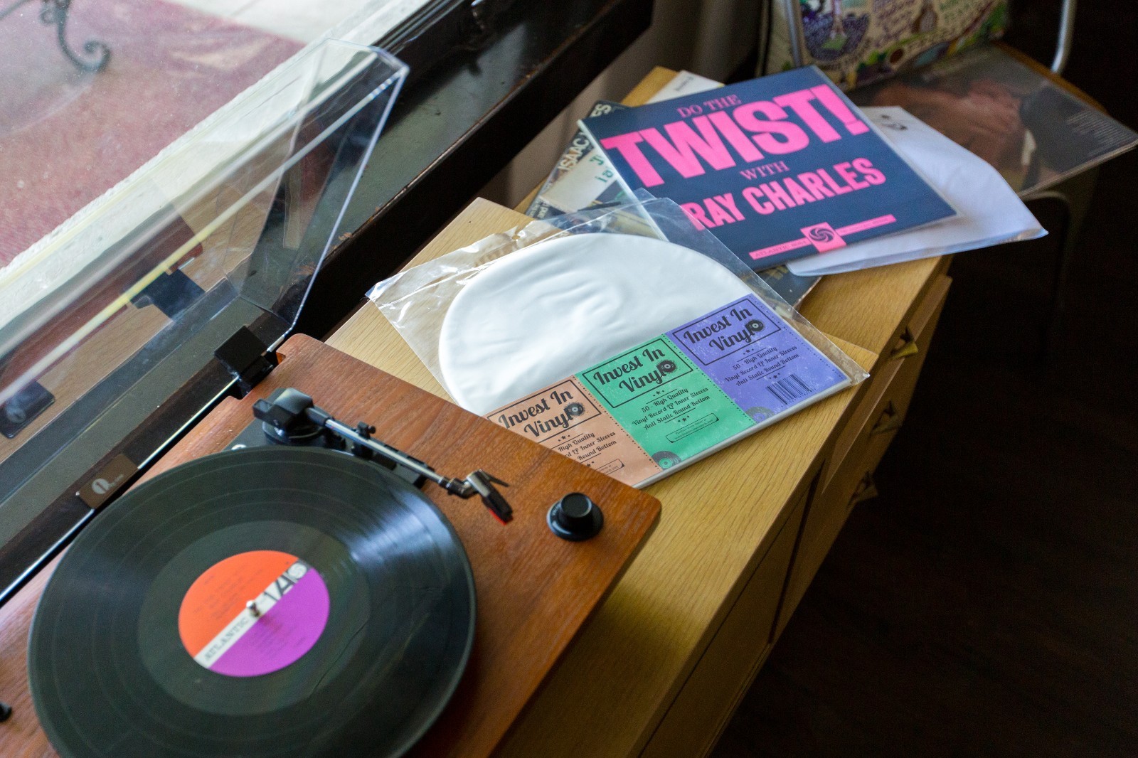 50 LP Inner Sleeves Anti Static Round Bottom 33 rpm 12" Vinyl Record Album