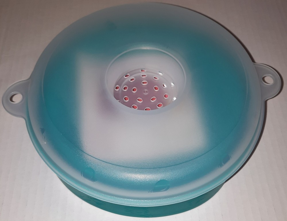 Ecolution Micro-Pop Silicone Popcorn Popper Microwave.Teal color