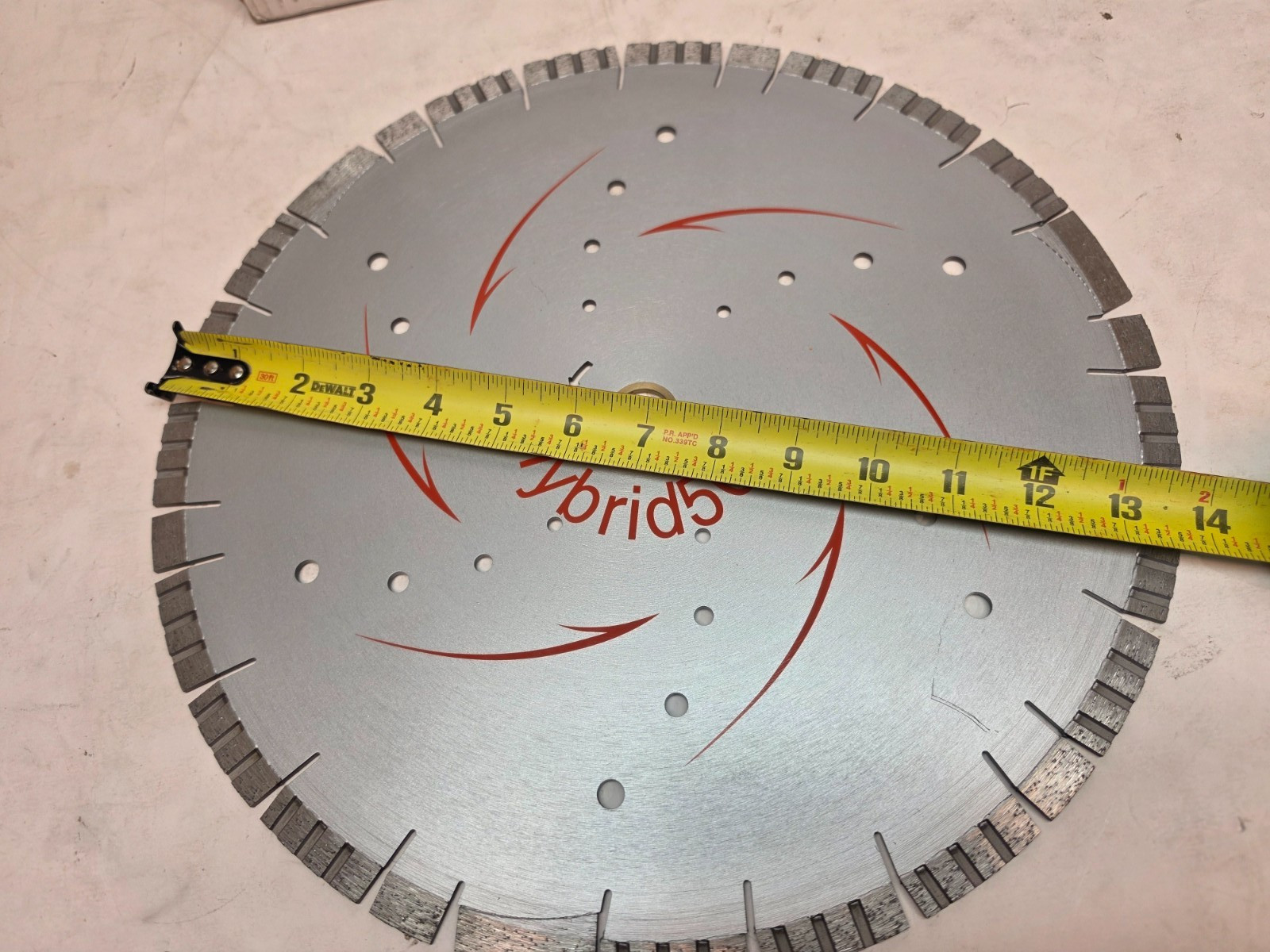 New Multi Cut Blade HYBRID50 14" x 1" Diamond Wet cutting Concrete Saw Blade