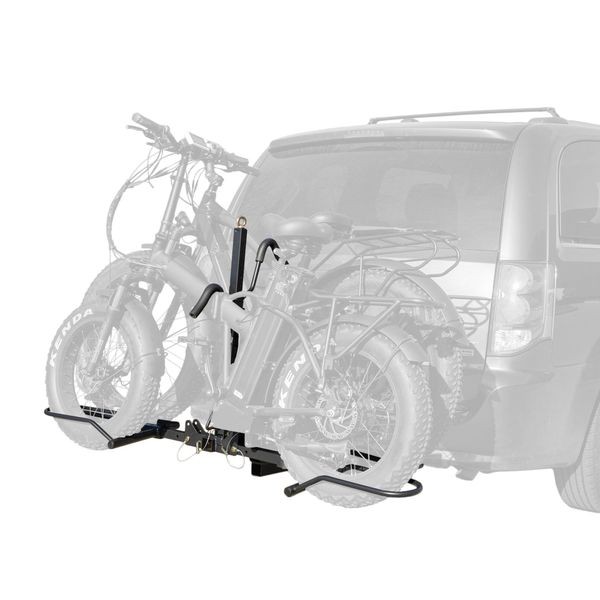 Elevate Outdoor Hitch Platform Rack for E-bikes and Fat Tire Bikes - 2 Bike