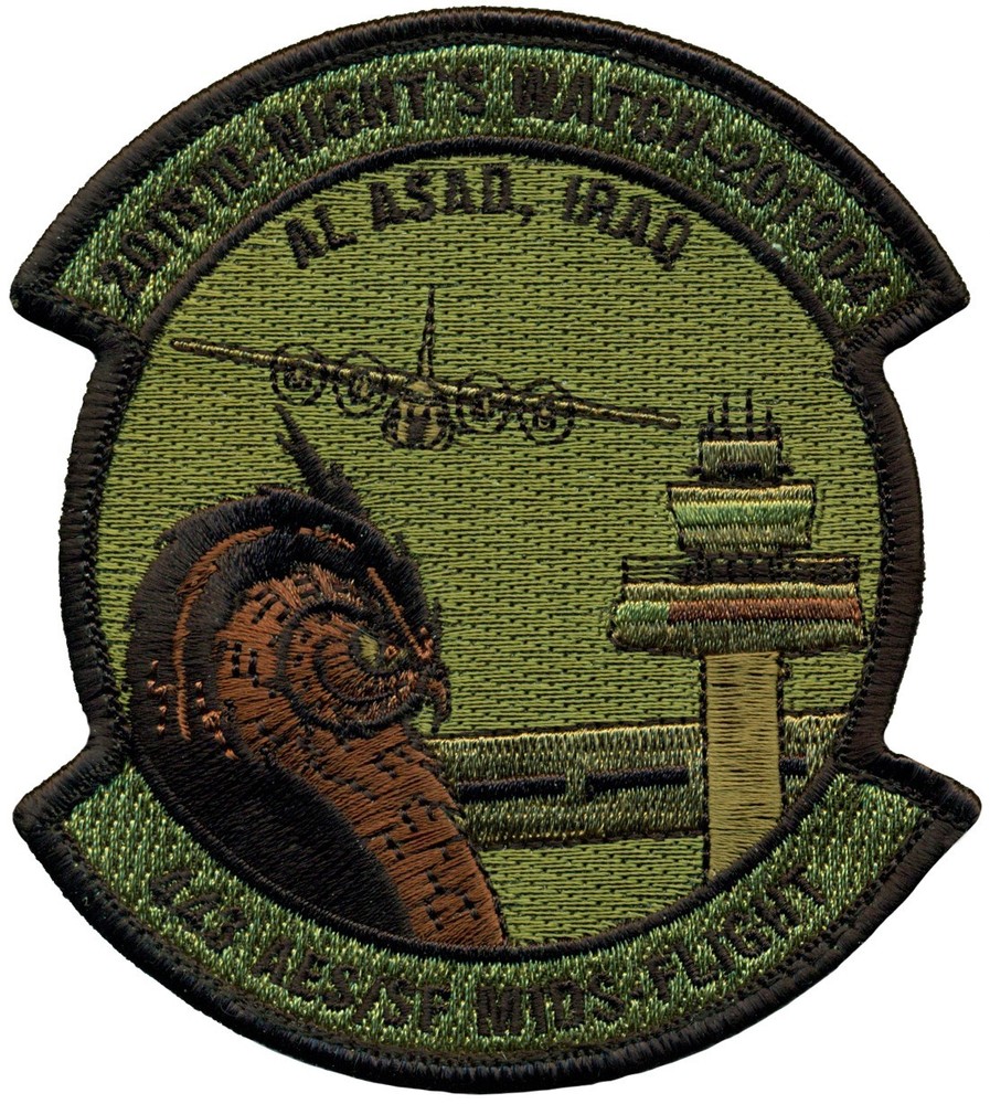 USAF 443d AIR EXPEDITIONARY SQUADRON - SECURITY FORCES PATCH - OCP