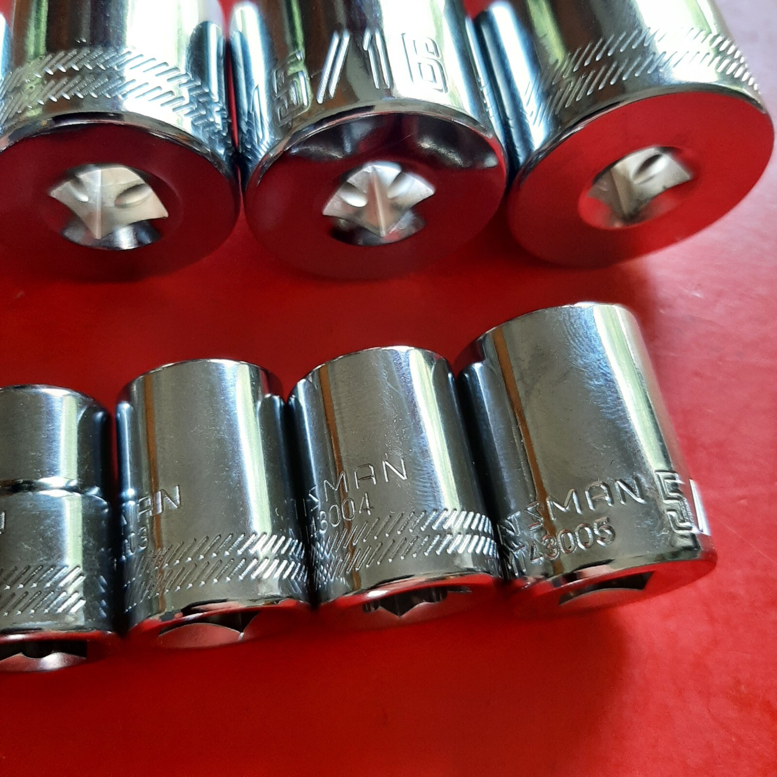 NEW CRAFTSMAN TOOLS 13 Piece 3/8" Drive Shallow SAE 6 Point Socket Set 1/4-1"