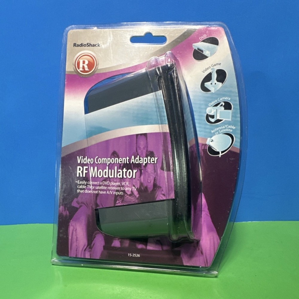 RadioShack Video Component Adapter RF Modulator 15-2526