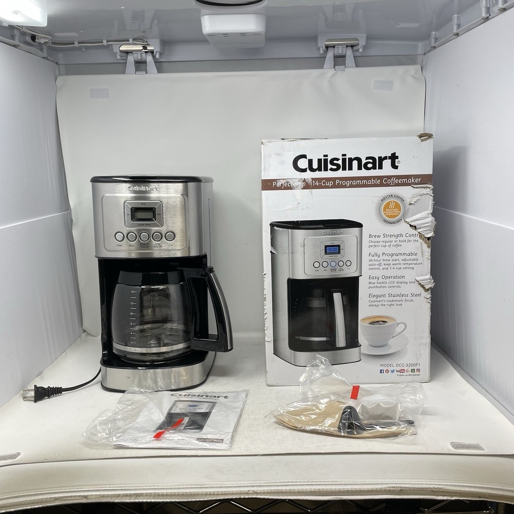 Cuisinart PerfecTemp 14-Cup Programmable Coffee Maker Stainless DCC-3200